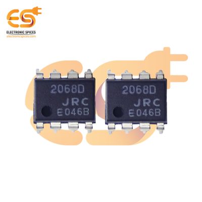 JRC2068D Low noise dual operation amplifier DIP 8 pin IC pack of 2pcs