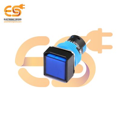 HBDS1-AF-11D/220V/B Plastic Body Push Button Switch with Blue Indicator
