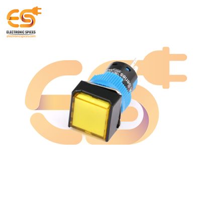 HBDS1-AF-11D/220V/Y Plastic Body Push Button Switch with Yellow Indicator