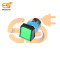 HBDS1-AF-11D/24V/G Plastic Body Push Button Switch with Green Indicator