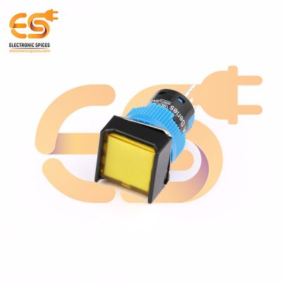 HBDS1-AF-11DZ/24V/Y Plastic Body Push Button Switch with Yellow Indicator