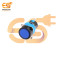 HBDS1-AY-11DZ/220V/B Plastic Body Round Push Button Switch with Blue Indicator