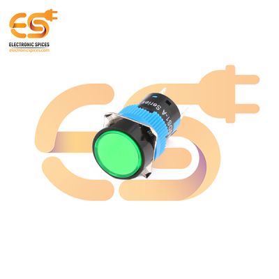 HBDS1-AY-11DZ/220V/G Plastic Body Round Push Button Switch with Green Indicator