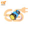 HBDS1-AY-11DZ/24V/Y Plastic Body Round Push Button Switch with Yellow Indicator