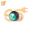 12mm Momentary Push Button Switch – Green Domed Head with Black Arrow, 1NO, Zinc Alloy, IP65
