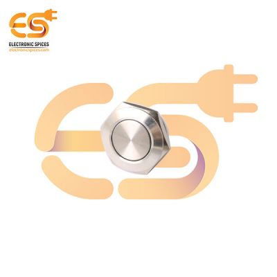 19mm Micro Travel Push Button Switch – Flat Head, 1NO, Momentary, Stainless Steel, IP67
