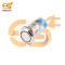 24V 16mm Push Button Switch – Flat Head | 1NO1NC | White Ring LED | Momentary | Nickel-Plated Brass | IP67