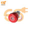 24V 19mm Emergency Stop Plastic Switch – Aluminum Alloy Head | Red head with “STOP” | 1NO1NC | Pin Terminal | IP67