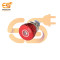 24V 19mm Emergency Stop Plastic Switch – Aluminum Alloy Head | Red head with “STOP” & Red Led | 1NO1NC