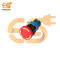 16mm Emergency Stop Switch | Round Head | 1NO1NC | Push-Stop | Twist-Reset | Red Plastic | IP40 | Pin Terminal