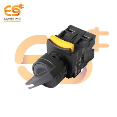 22mm Selector Switch | 1NO1NC | Long Handle | 2-Position Latching | IP65 | Quick Assembly
