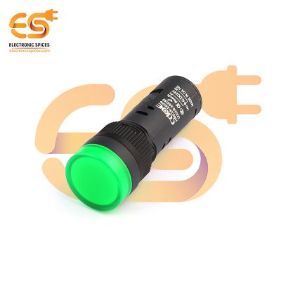 24V Green Indicator Light | 16mm Diameter | IP40 Not Waterproof