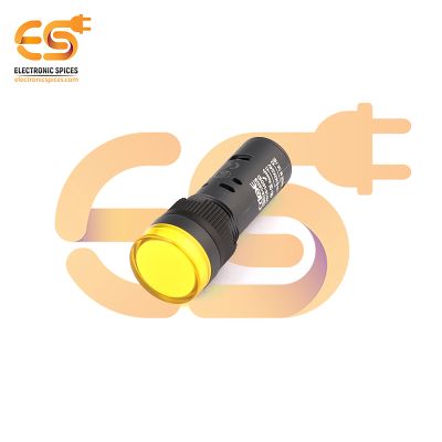 24V Yellow Indicator Light | 16mm Diameter | IP40 Not Waterproof