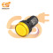 220V Yellow Indicator Light | 22mm Diameter | IP40 Not Waterproof
