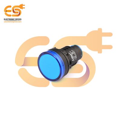 AD16-30DS Blue Indicator Light | 30mm Panel Mount | Plastic Signal Lamp | 220V