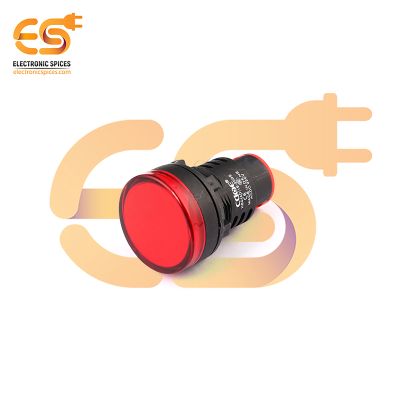 AD16-30DS Red Indicator Light | 30mm Panel Mount | Plastic Signal Lamp | 220V