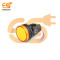 AD16-30DS Yellow Indicator Light | 30mm Panel Mount | Plastic Signal Lamp | 220V