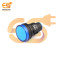 24V AD16-30DS Blue Indicator Light | 30mm Panel Mount | Plastic Signal Lamp
