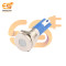 220V 10mm White Indicator Light | Flat Head | Nickel-Plated Brass | Pin Terminal | IP67