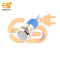 220V 12mm White LED Light | Domed Head | Nickel-Plated Brass | Pin Terminal | IP67