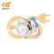220V 16mm White LED Indicator | Domed Head | Nickel-Plated Brass | Pin Terminal | IP67