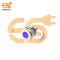 24V 16mm Blue LED Indicator | Flat Head | Nickel-Plated Brass | Pin Terminal | IP67