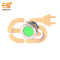 24V 22mm Green LED Light Indicator | Flat Head | Nickel-Plated Brass | Pin Terminal | IP67