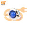 220V 25mm Blue LED Light Indicator | Domed Head | Nickel-Plated Brass | Pin Terminal | IP67