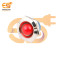 220V 25mm Red LED Light Indicator | Domed Head | Nickel-Plated Brass | Pin Terminal | IP67