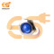 24V 25mm Blue LED Light Indicator | Domed Head | Nickel-Plated Brass | Pin Terminal | IP67