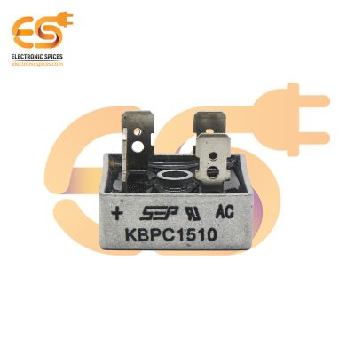 KBPC1510 – 15A 1000V Bridge diode rectifier pack of 2pcs