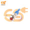220V 8mm Red LED Light Indicator | Domed Head | Nickel-Plated Brass | Pin Terminal | IP67