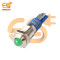 24V 8mm Green LED Light Indicator | Domed Head | Nickel-Plated Brass | Pin Terminal | IP67