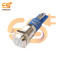 24V 8mm White LED Light Indicator | Domed Head | Nickel-Plated Brass | Pin Terminal | IP67