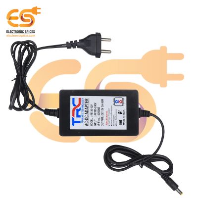 12V 3A DC SMPS Power Adapter | 5.5mm x 2.5mm Plug Connector | Power Supply for Electronics and LED Projects