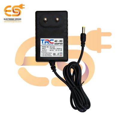 6V 1A SMPS AC-DC Power Adapter | 5.5mm x 2.5mm Barrel Plug | Power Supply for Electronic Devices and DIY Projects