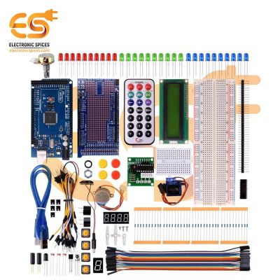 Super Mega 2560 Starter Kit | Complete Beginner’s Learning Kit Compatible with Arduino IDE (136 Item)