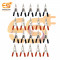 35mm crocodile alligator clips or test clamps pack of 100 pair