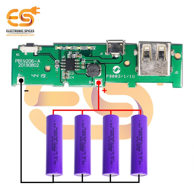 Buy JZ6864 Single USB 5V 1A Power bank charging module pack of 1pcs