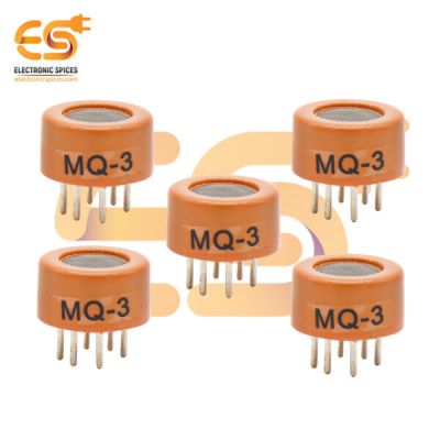 MQ3 Alcohol, Ethanol and smoke detection sensors pack of 5pcs