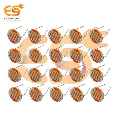 Light dependents resistor sensors 20 mm (LDR) GL20528 pack of 50pcs