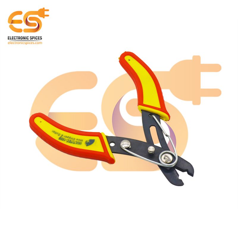 150B High quality Stainless steel wire cutter and stripper multipurpose tool with rubber insulated handles
