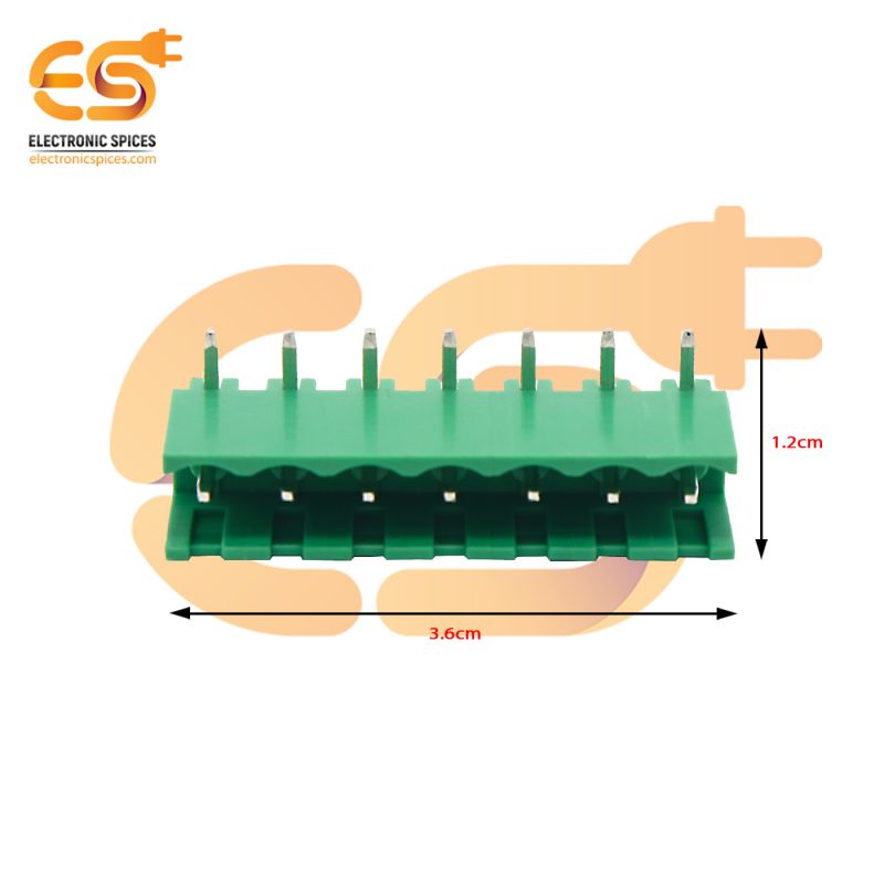 2EDGR-5.08-7P 7 pin 5.08mm pitch Pluggable Male terminal block connectors pack of 50pcs