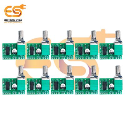 PAM8403 - GF1002 3W+3W Dual channel audio amplifier boards with switch potentiometer pack of 50pcs