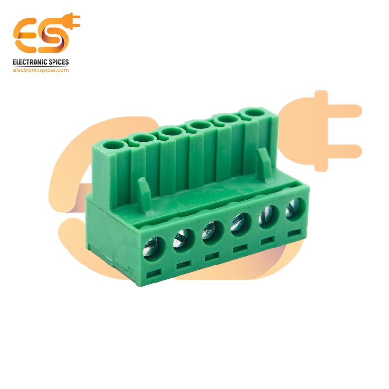 2EDGK-5.08-6P 6 hole 5.08mm pitch Pluggable Female terminal block connector pack of 5pcs