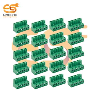 2EDGK-5.08-6P 6 hole 5.08mm pitch Pluggable Female terminal block connectors pack of 50pcs