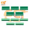 Male and Female pair of 9 pin 5.08mm pitch pluggable terminal block connector pack of 5 pair (2EDGR-5.08-9P and 2EDGK-5.08-9P)