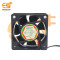 Mini 6025 2.40 inch (60x60x25mm) Brushless 12V DC exhaust cooling fans pack of 100pcs