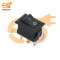 KCD11-101 3A 250V AC black color 3 pin SPDT mini plastic rocker switches pack of 10pcs
