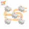 KCD1-B101 6A 250V AC white color 2 pin SPST small plastic rocker switch pack of 5pcs